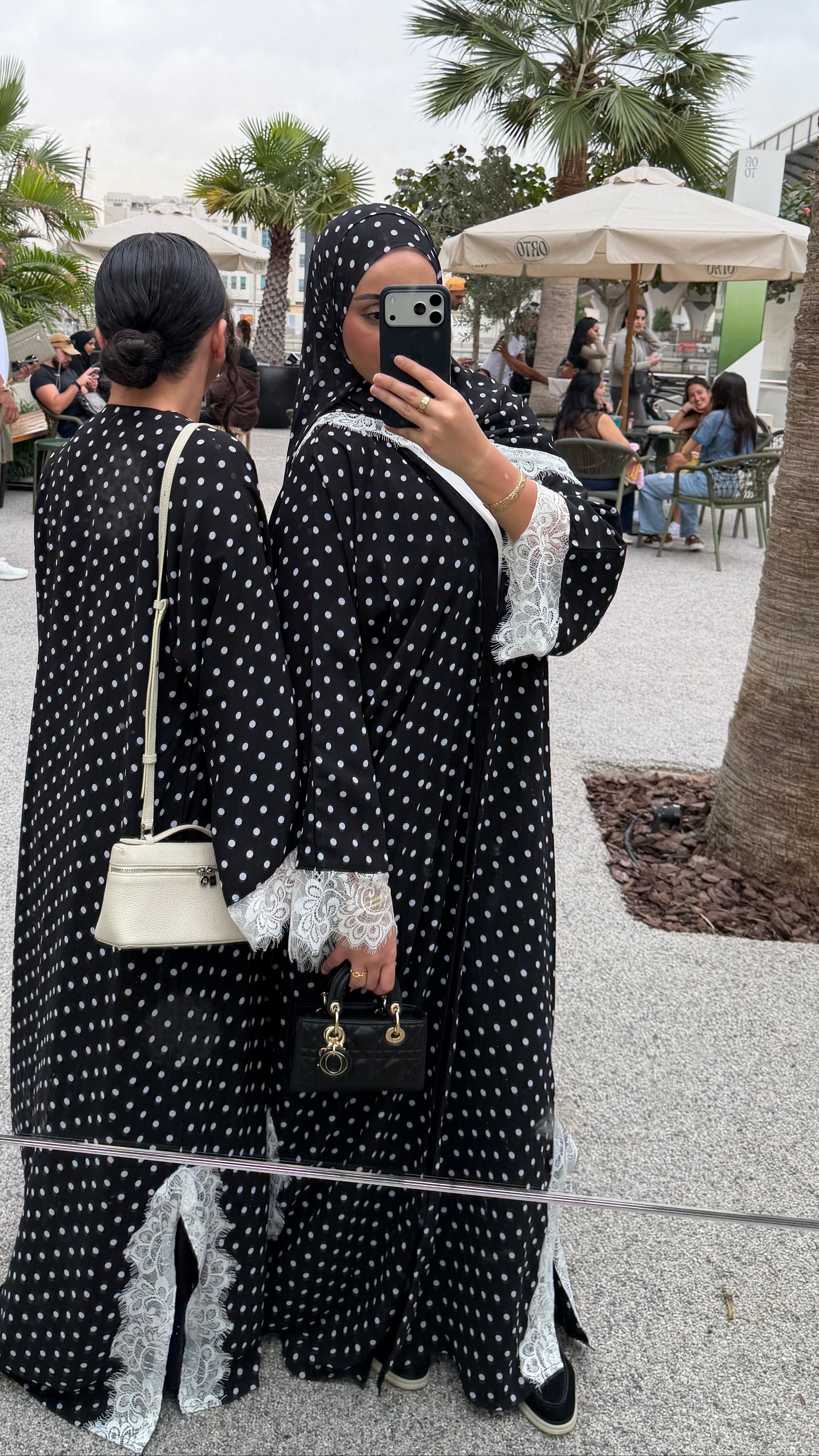 POLKA ABAYA - Hijab