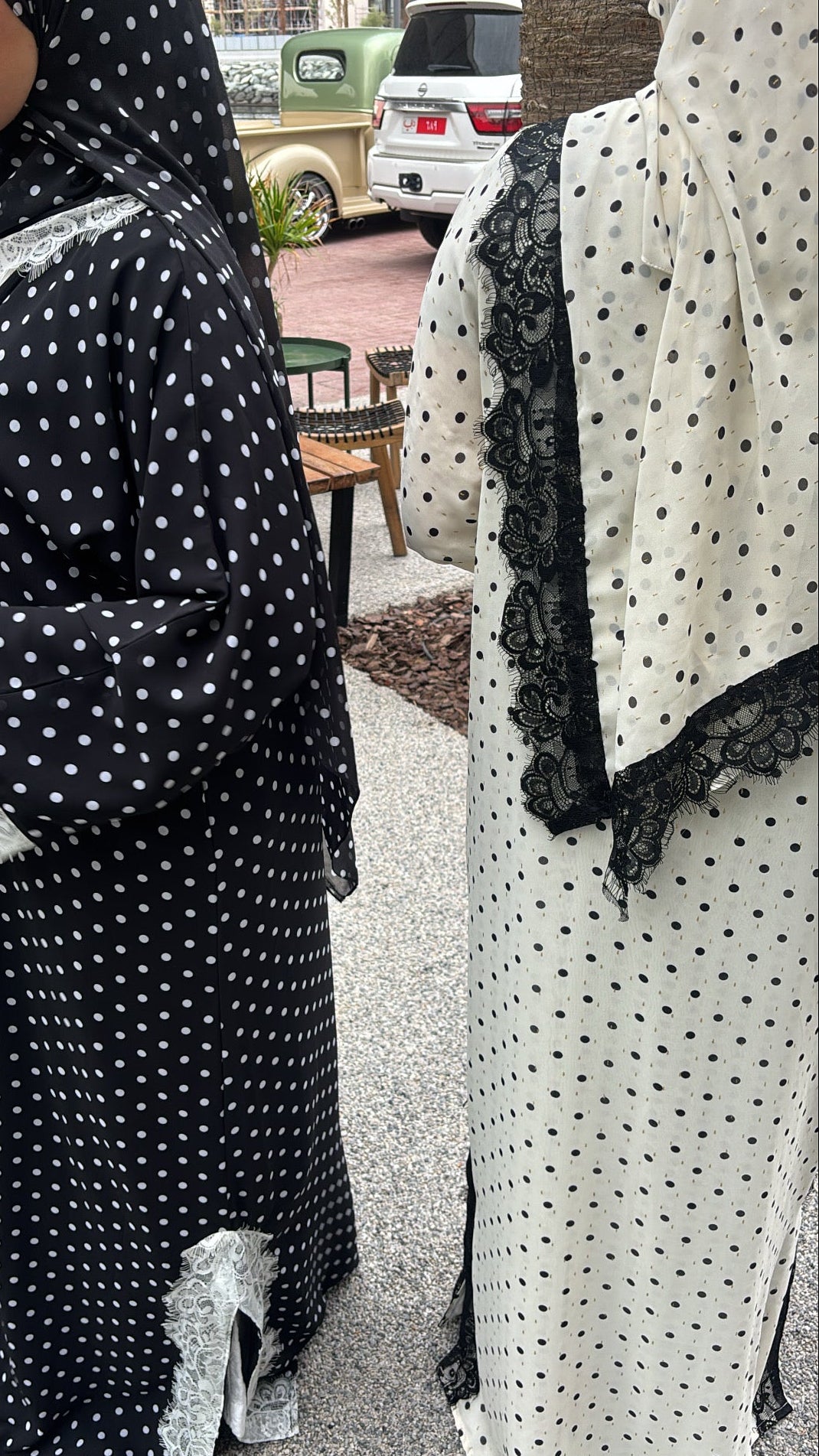 POLKA ABAYA - HIJAB
