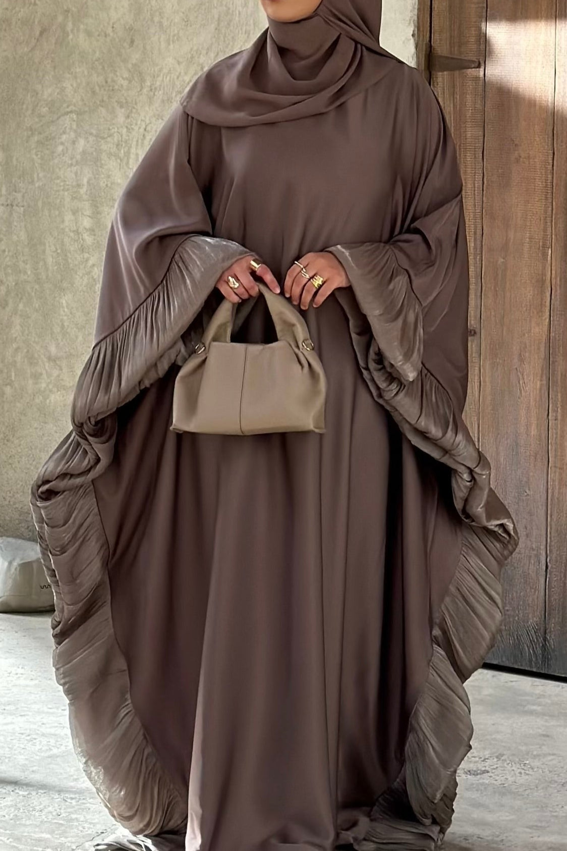 DRESS Abaya DUBAI - hijab inclus PRÉ COMMANDE