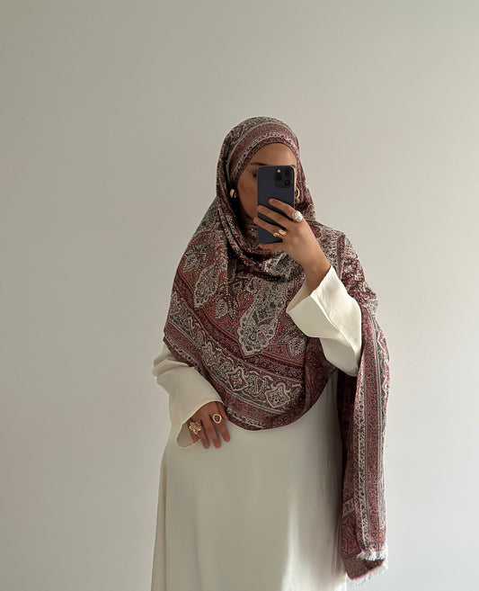 [CREATION ATELIER DUBAÏ]
PASHMINA CACHEMIRE A STRASS