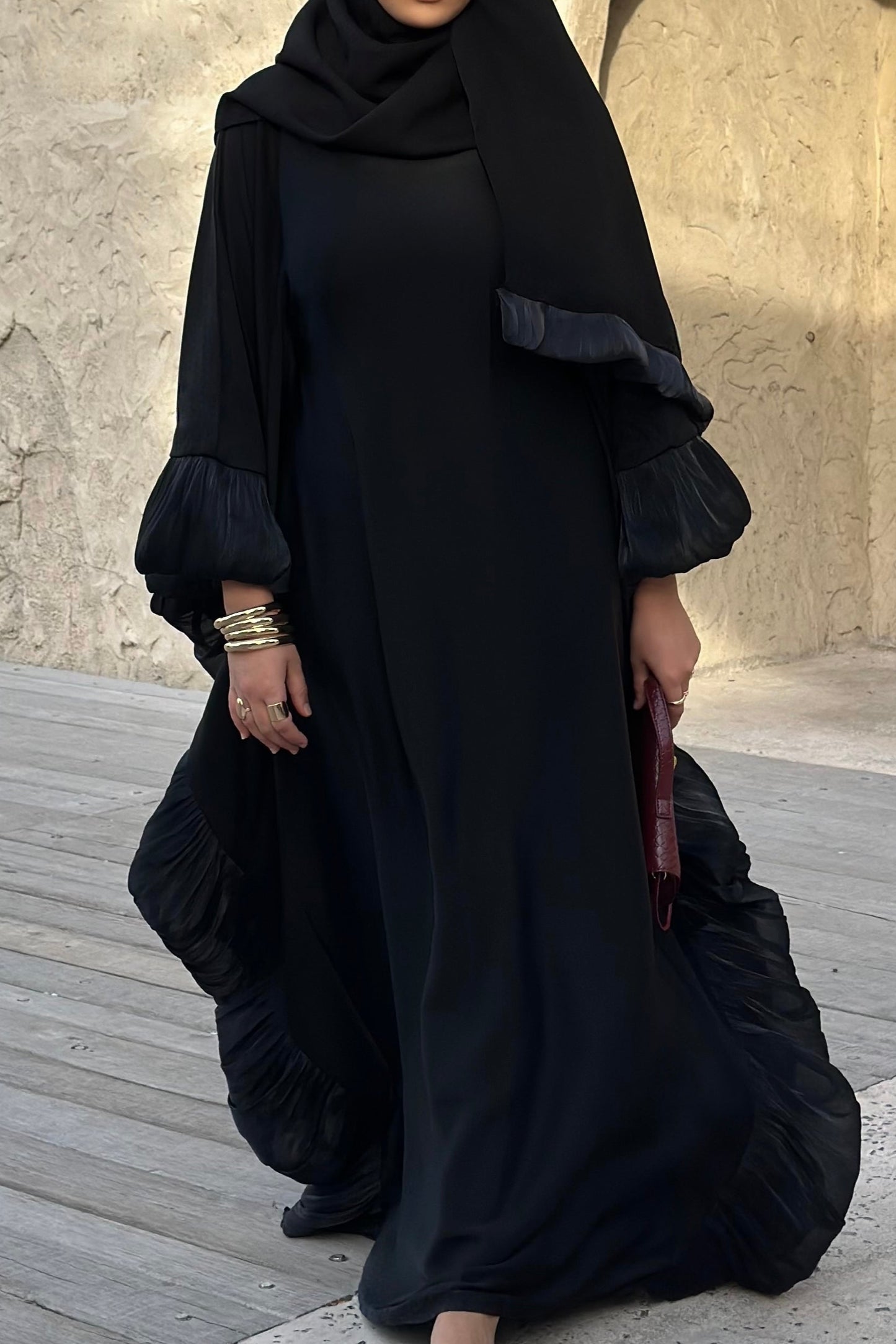 [CREATION ATELIER DUBAÏ]
DRESS Abaya - hijab inclus