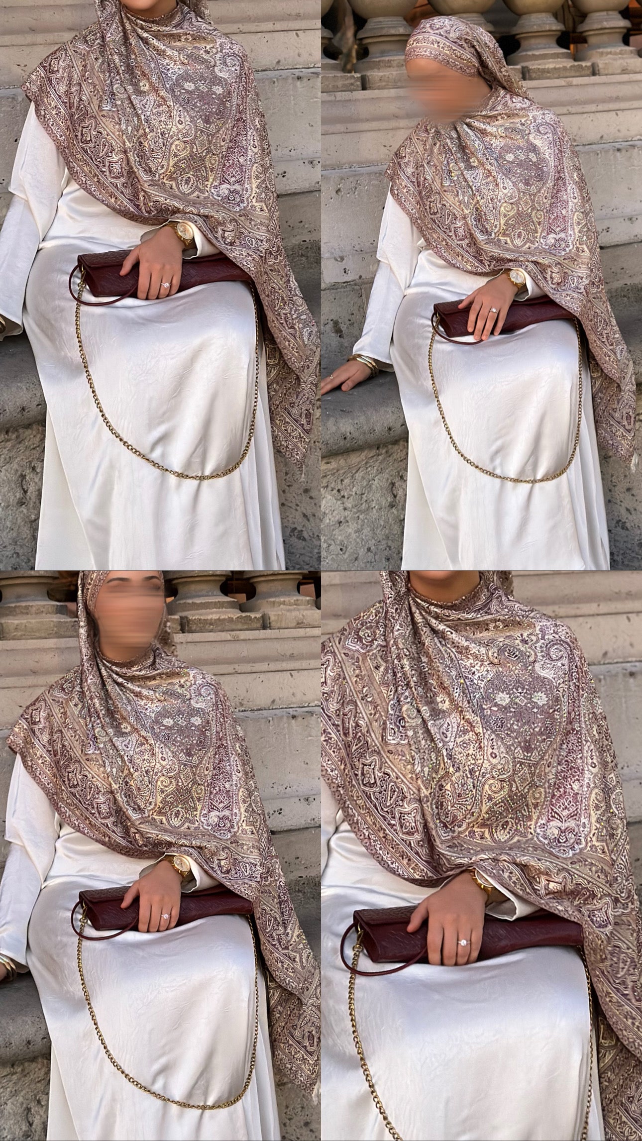 PASHMINA CACHEMIRE A STRASS