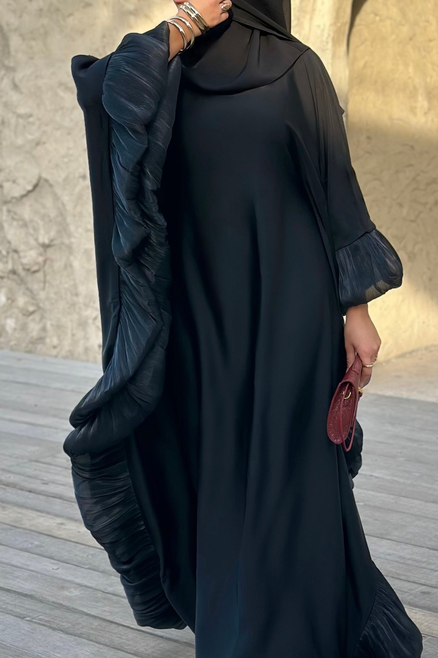 [CREATION ATELIER DUBAÏ]
DRESS Abaya - hijab inclus