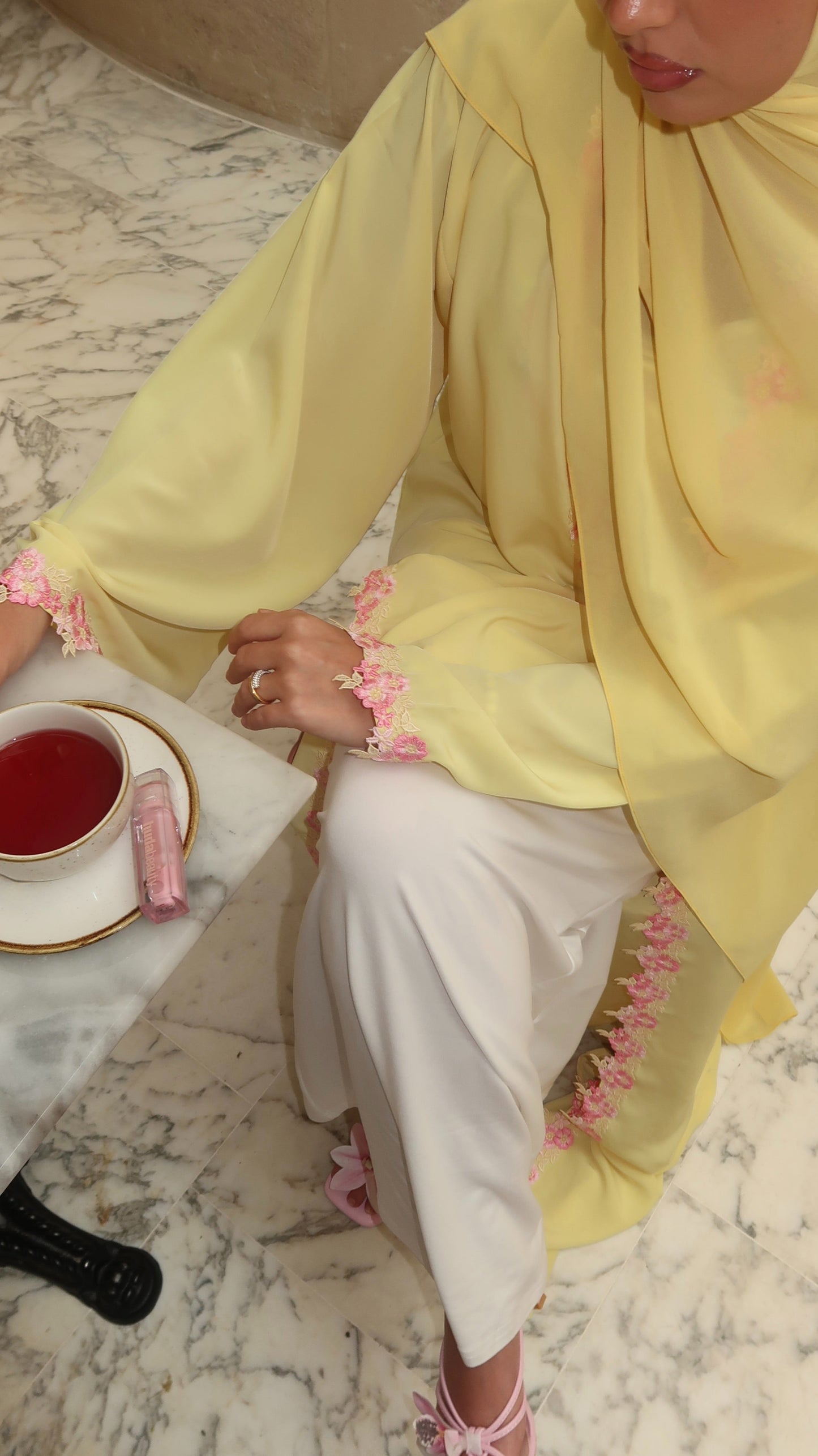 [CREATION ATELIER DUBAÏ] Kimono BLOOM - hijab inclus