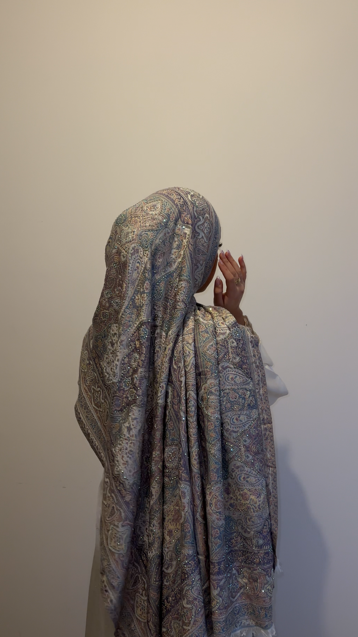 PASHMINA CACHEMIRE A STRASS